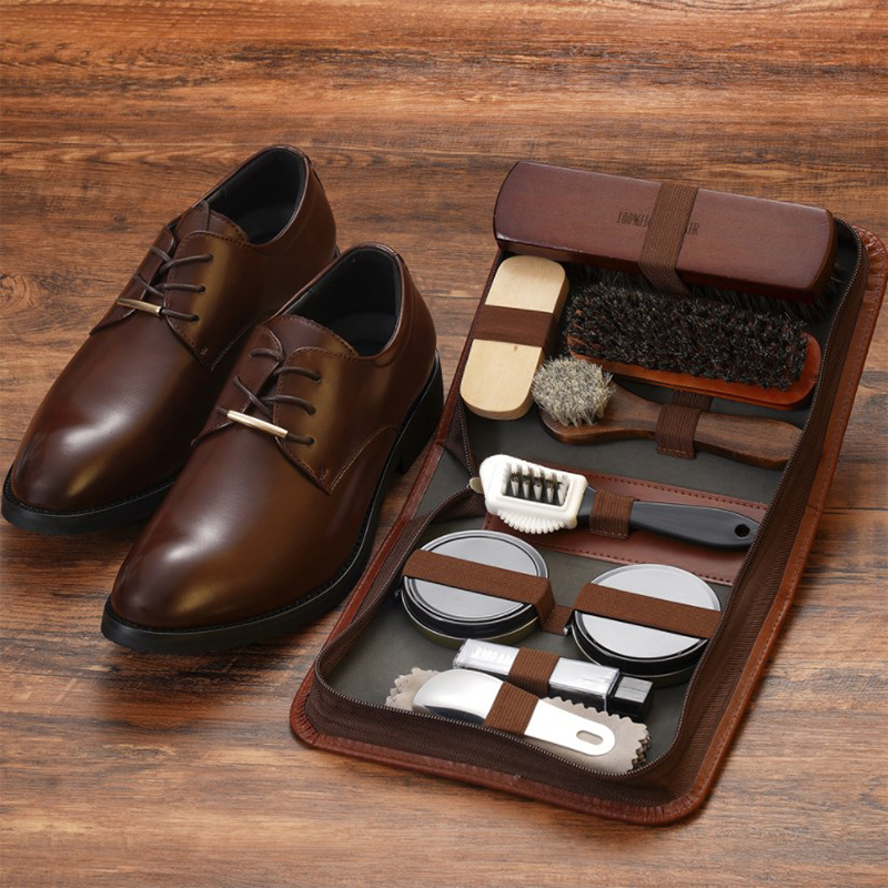 Sneaker Care Spray - Sikat sepatu HorseHair, Set alat pembersih