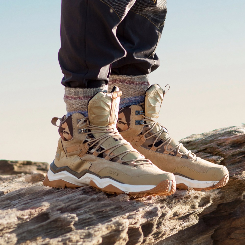 Sneaker Zone - RAX sepatu mendaki pria, Sneaker Mid-top