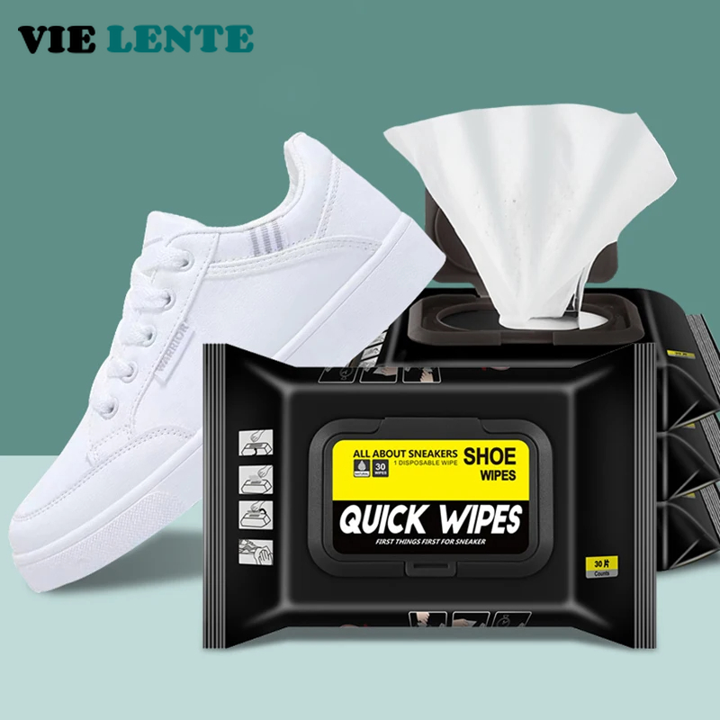 Sneaker Care Wipes - Sepatu sekali pakai pembersih portabel isi