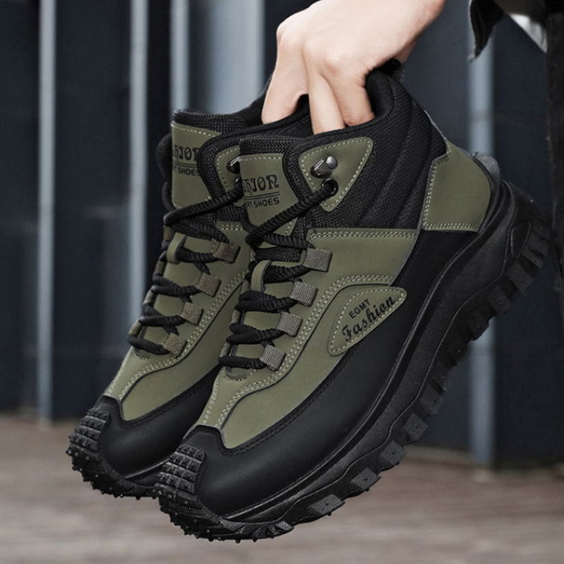 Sepatu Hiking Pria Hitam Putih - Sneaker Zone ulasan dan harga