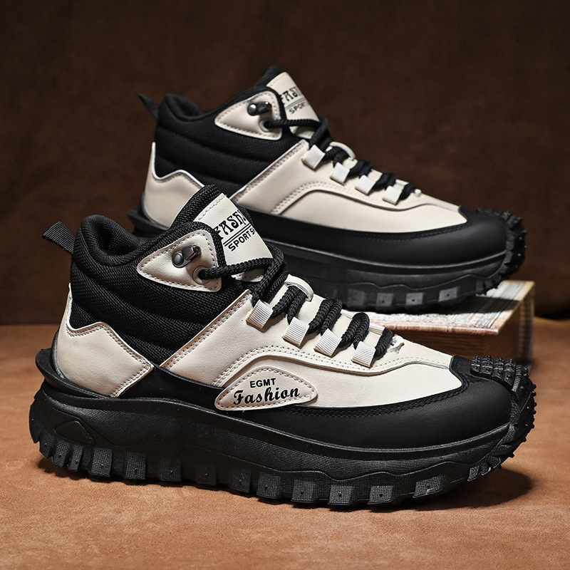 Sepatu Hiking Pria Hitam Putih - Sneaker Zone ulasan dan harga