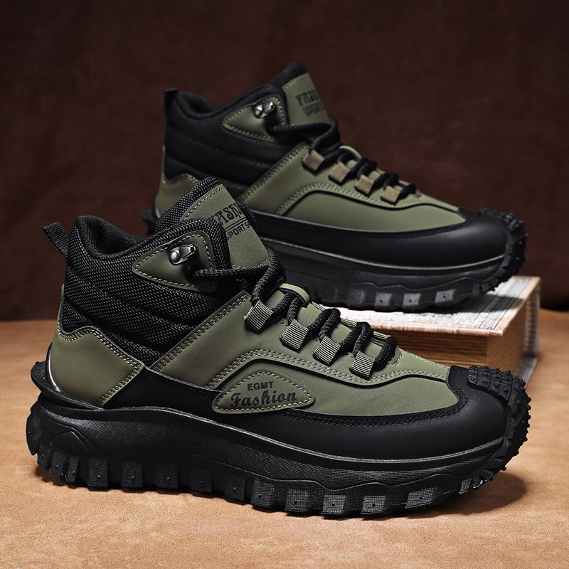 Sepatu Hiking Pria Hitam Putih - Sneaker Zone ulasan dan harga