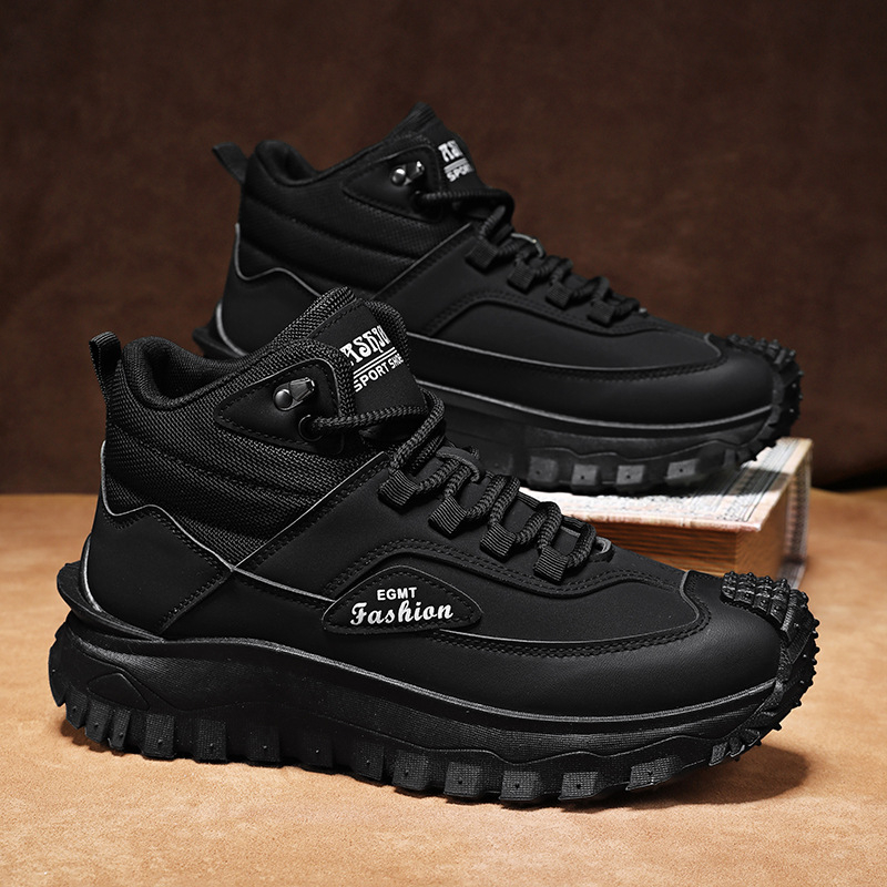 Sepatu Hiking Pria Hitam Putih - Sneaker Zone ulasan dan harga