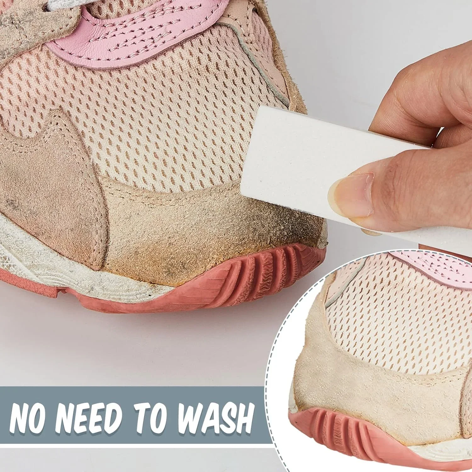1/2/3 Buah Penghapus Portabel  - White Sneaker Care Kit ulasan dan harga