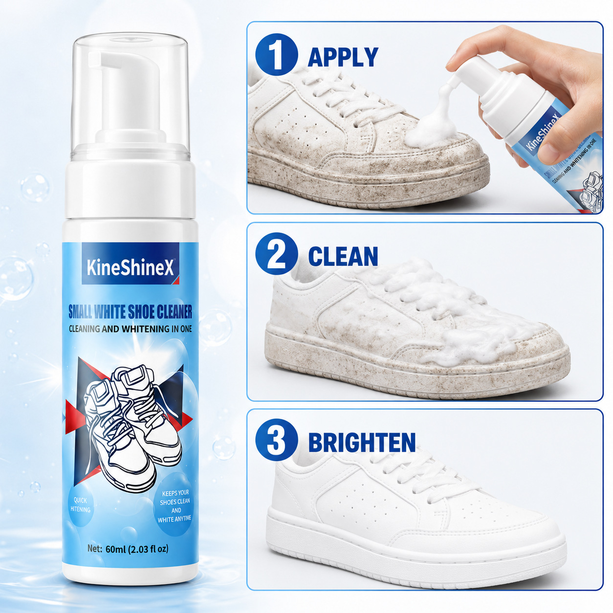 Kit Pembersih Sepatu Gihen, Pe - Sneaker Care Spray ulasan dan harga