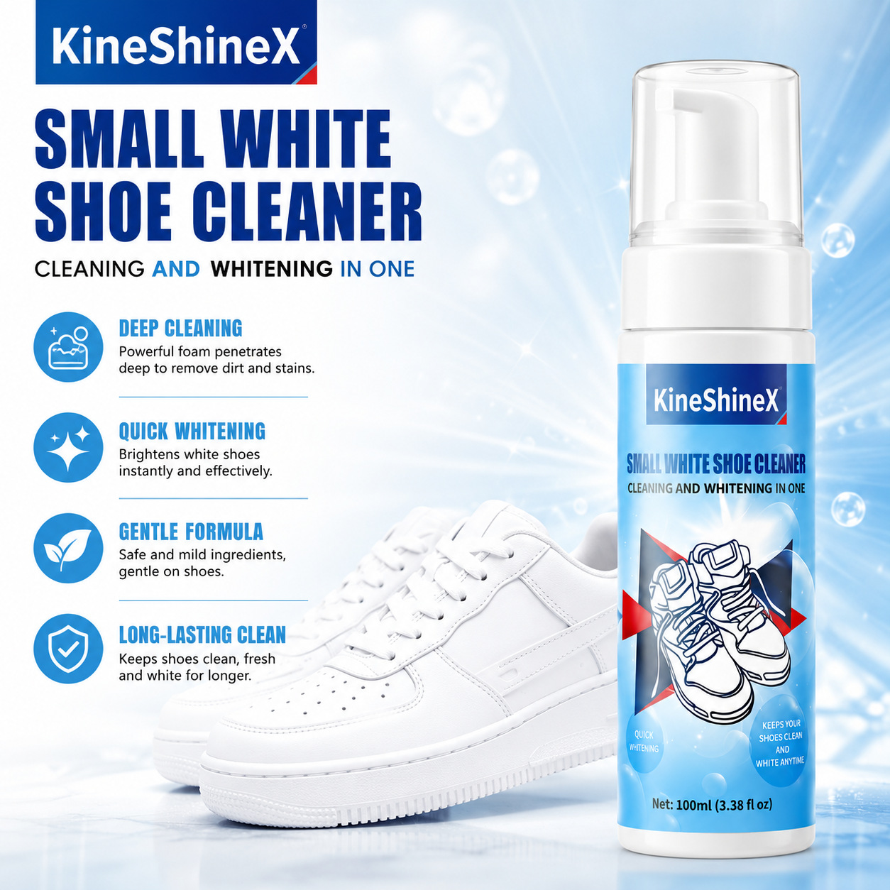 Kit Pembersih Sepatu Gihen, Pe - Sneaker Care Spray ulasan dan harga